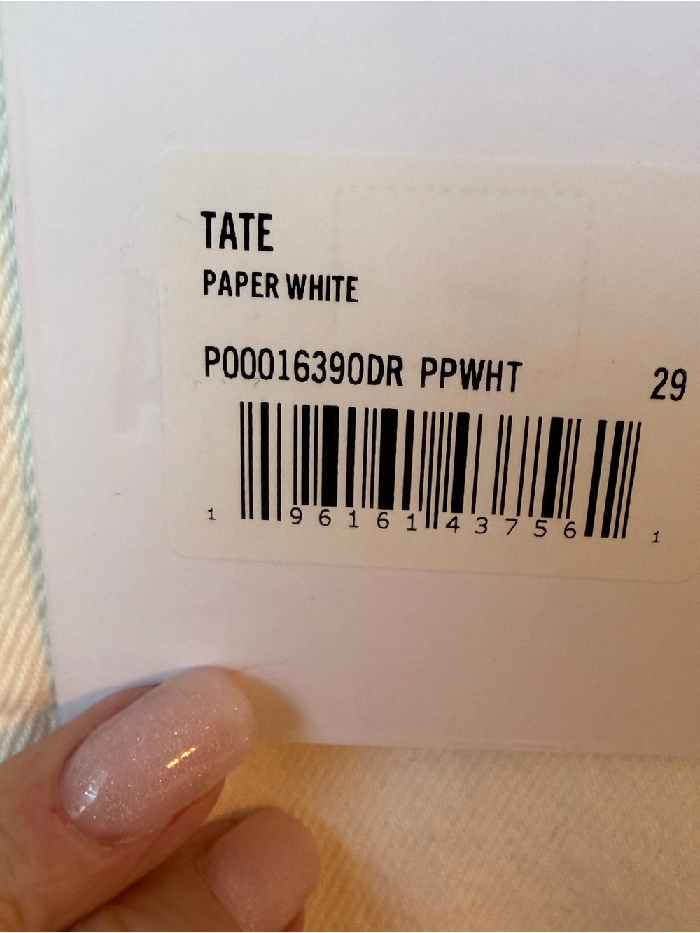 185~ Pistola Tate Wide-Leg White Jeans with Button Fly NWT - Picture 9 of 13
